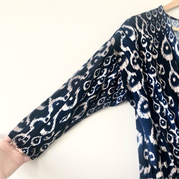 Abbeline navy blue geometric tie dye print romper size XL - Picture 5 of 8